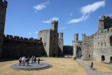 Caernarfon Castle.