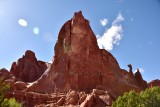Rock Formation at Park Avenue viewpoint in Arches National Park Moab Utah 640