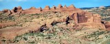 Twisted Doughnut Arch and Delicate Arch in Arches National Park Moab Utah 1131