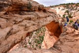 Taking risk for the shot at Mesa Arch Canyonlands National Park Moab Utah 198