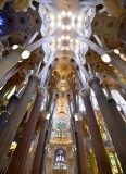 La Sagrada Familia Interior Barcelona Spain 051