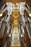 La Sagrada Familia Interior Barcelona Spain 301