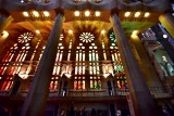 La Sagrada Familia Interior Barcelona Spain 083