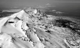 South and North Sister, Mt Washington, Three Fingered Jack, Mt Jefferson, Mt Hood, Oregon Cascade Mountains 127