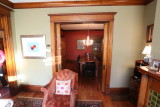 1st floor living room looking into dining room