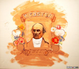 Portrait of Daniel Webster on a Flesh Field #1, 1979