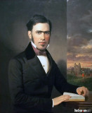 Captain W. Davis (Reading a Book of Music), 1854