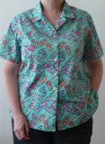 Teal and red print version