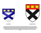Comyn and Johnston/e Coats of Arms