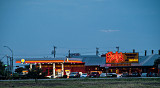 A local barbecue joint.