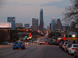 South Congress Avenue, Austin, TX. (Looking north toward the State House)
