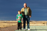 November 2012 - Kyler Kramer and his grandpa Don Boyd at Peterson AFB playground