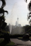 Kuala Lumpur from Lake Garden