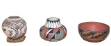 Three Pueblo Pots
