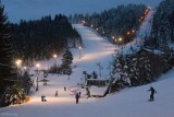 Night opening of the ski Tracks.