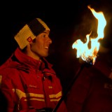 Gerardmer.Ski Monitor .The Day of the Track down in the night
