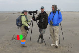Delaina, Erik, and Don, PIPL Survey, Fourchon Beach, 11/28/12