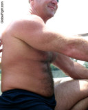 boating man big hairy belly stomach gut.jpg