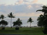 Early morning along the Esplanade