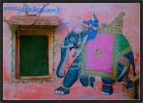 On the Walls of Udaipur.