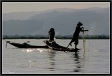 Fishermen's Choreography. Inle Lake.