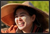 The smile of the Intha. Inthein Market.