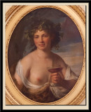 Bacchante tenant une coupe de vin.