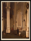 Intérieur de la Oude Kerk de Delft.