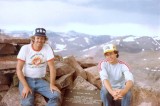Me and Brent on top of the world.