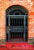 Porte en fer forgé