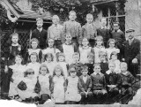 Wilfred and Charles Bailey front row 3 and 4 from the right