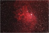 The Flaming Star Nebula, IC 405, in Auriga
