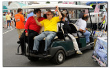 George Barris and crew