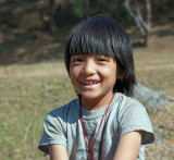 Farm girl, Punakha Chhu valley