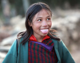 Phobjikha schoolgirl