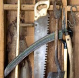 Tool shed still life.