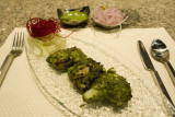 Chilean seabass, corianda & mint masala @ San-Qi