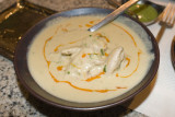 Chicken gravy 'khorma', cashewnut, onion @ San-Qi