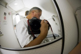 self portrait in the lavatory