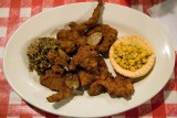 Fried Alligator at Prejean's