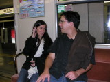 Melissa and Josh - I love catching funky faces!