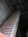 Seriously steep stairs to....nowhere I think.