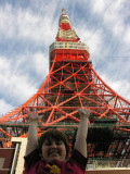 Next, on to the Tokyo Tower!! It was modeled after the Eiffel Tower.