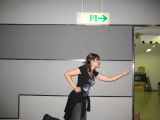 Becky: sign model.