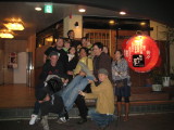Not doing such a good job holding Yoshio for the group pic!