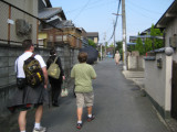 10/23 - Took the train to Aki's studio, which was right next to the station, walked a short distance there.