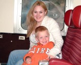 August 2008 - Donna and Kyler riding on the Royal Gorge Railroad