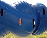 July 2009 - Kyler playing in the tunnel at the playground at Peterson AFB, Colorado
