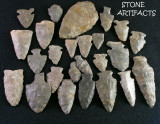 Bifaces/Spear Tips/ Arrowheads.