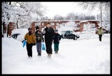 0051.My son Hunter and friends walking back from gas station with snacks...